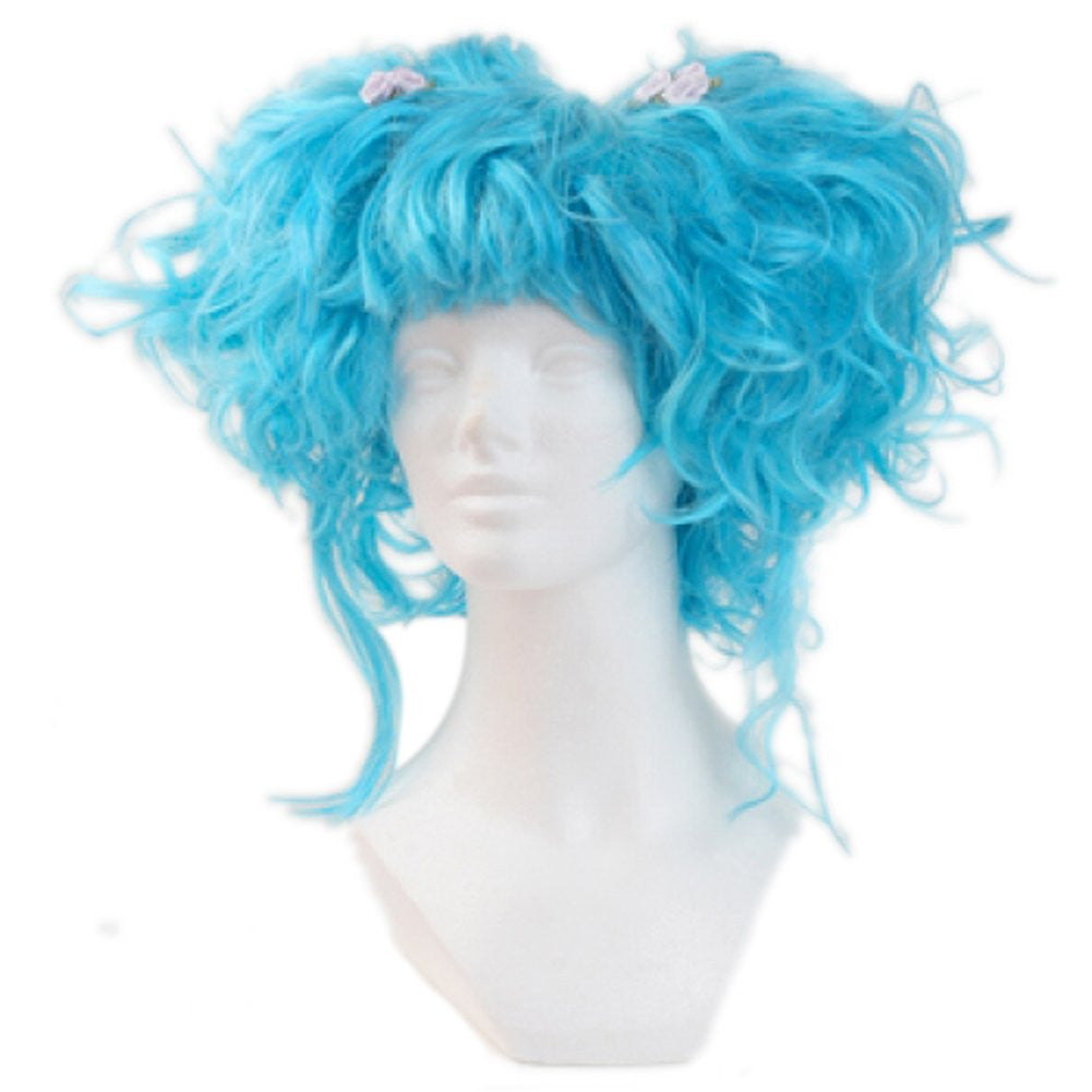 Blue hotsell wig look