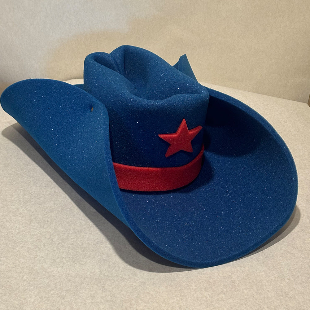 Super Size 50 Gallon Cowboy Hats - Blue (28")