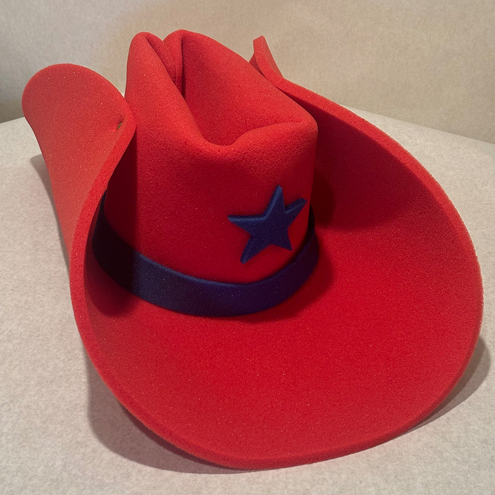 Super Size 50 Gallon Cowboy Hats - Red (28")