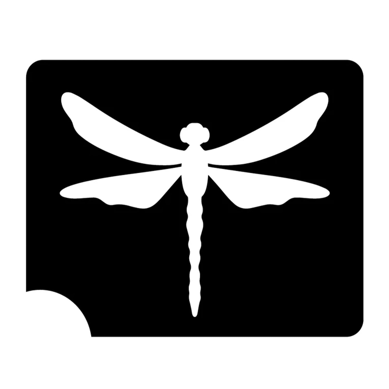 Art Factory Glitter Tattoo Stencil - Dragonfly (165) - 5 Pack