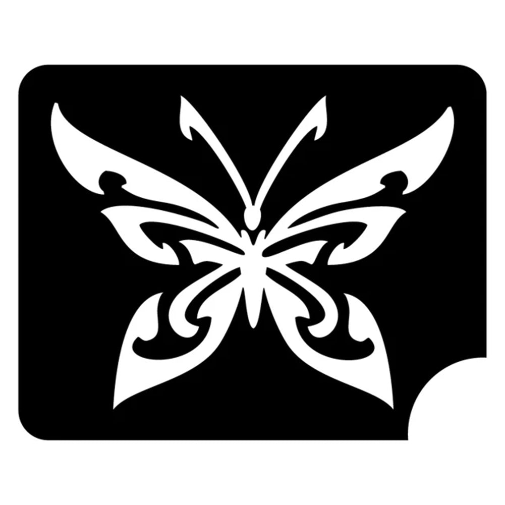 Art Factory Glitter Tattoo Stencil - Butterfly (185) - 5 Pack