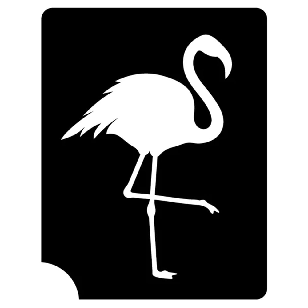 Art Factory Glitter Tattoo Stencil - Flamingo (208) - 5 Pack