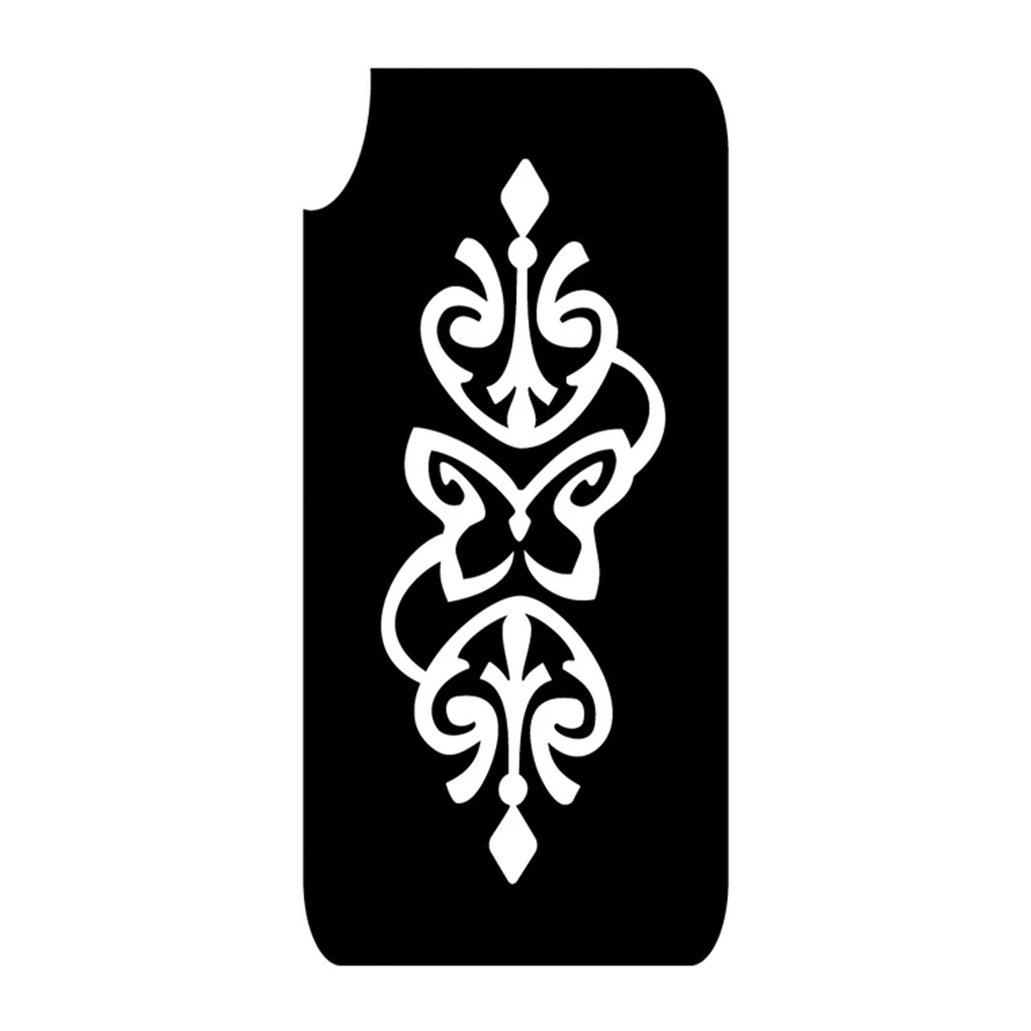 Art Factory Glitter Tattoo Stencil - Ornamental (420) - 5 Pack