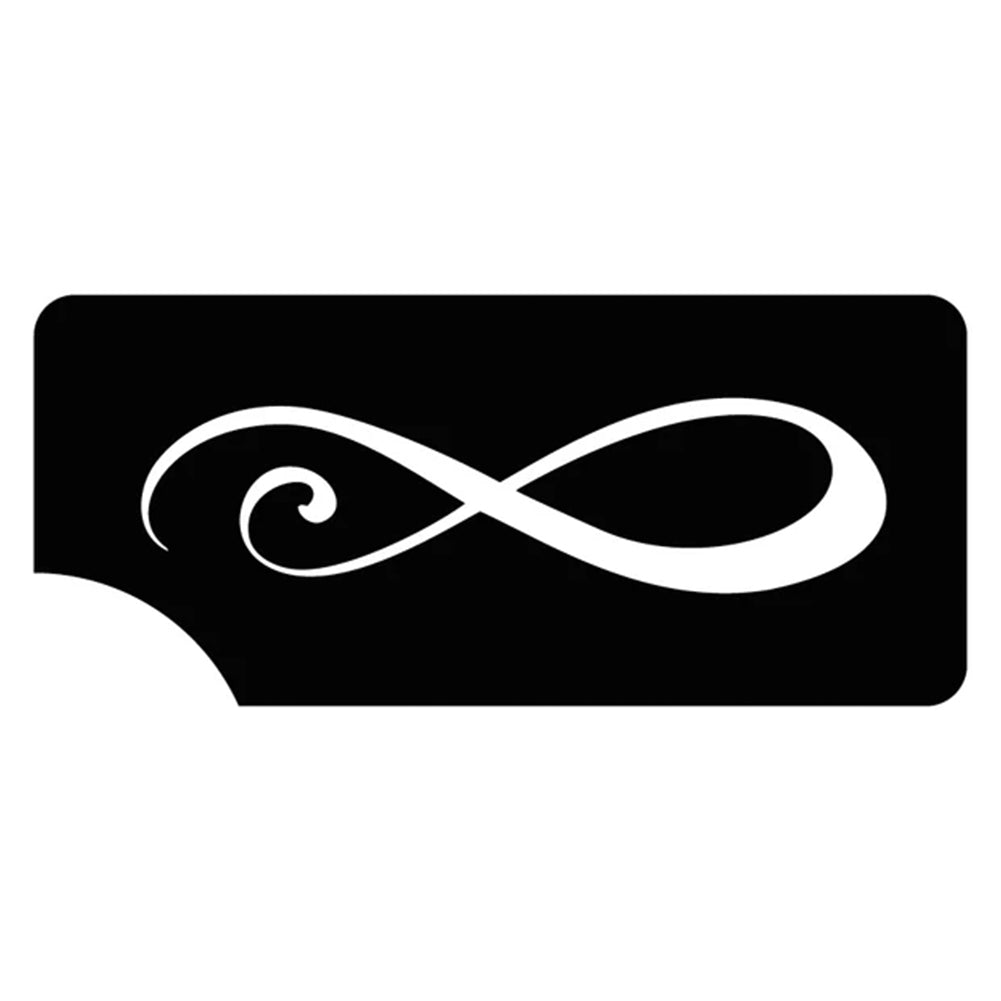 Art Factory Glitter Tattoo Stencil - Infinity Symbol (561) - 5 Pack