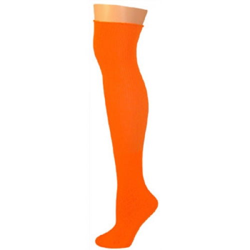 AJ's Solid Socks - Neon Orange (25")