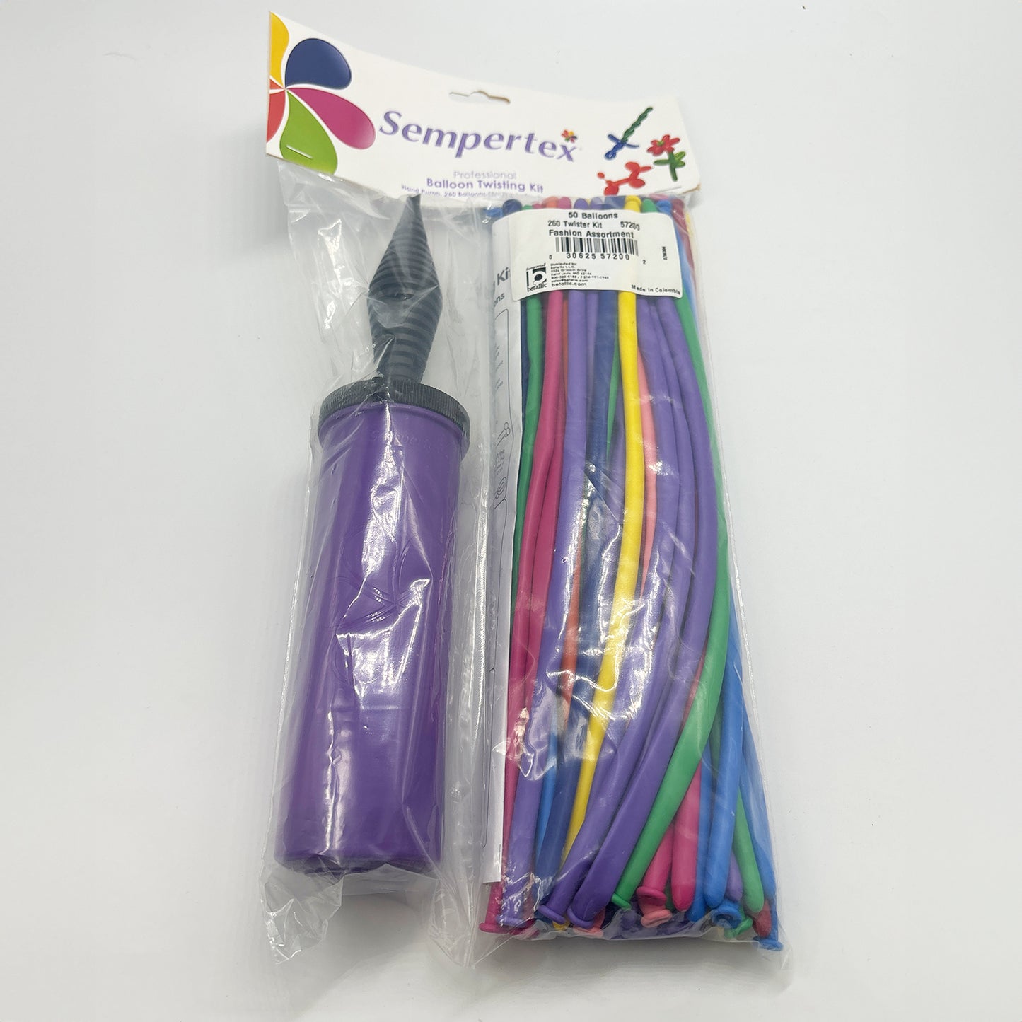 Betallatex Balloon Twisting Kit with Assorted 260B Balloons