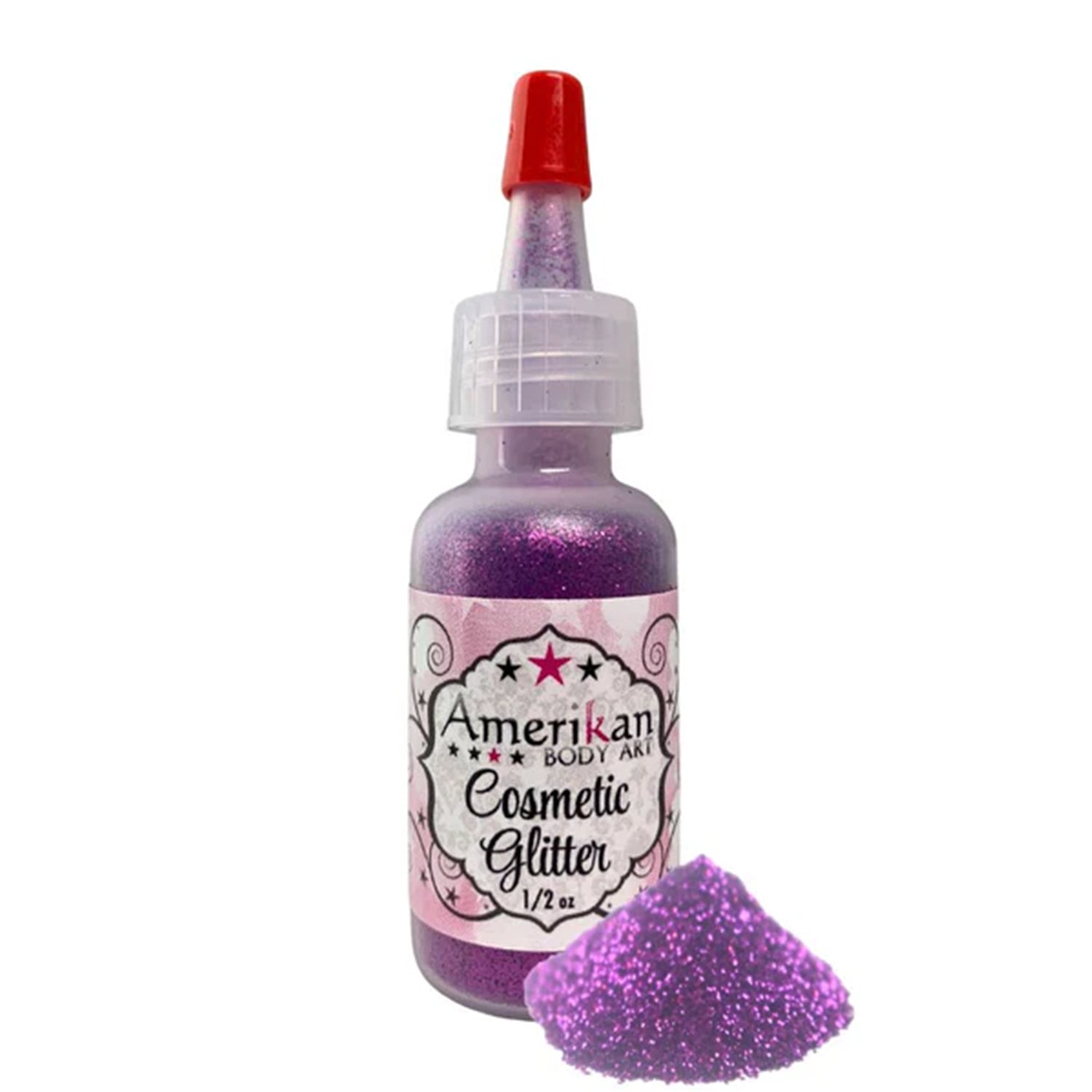 Amerikan Body Art Opaque Glitter - Fuchsia Pink (0.5 oz)