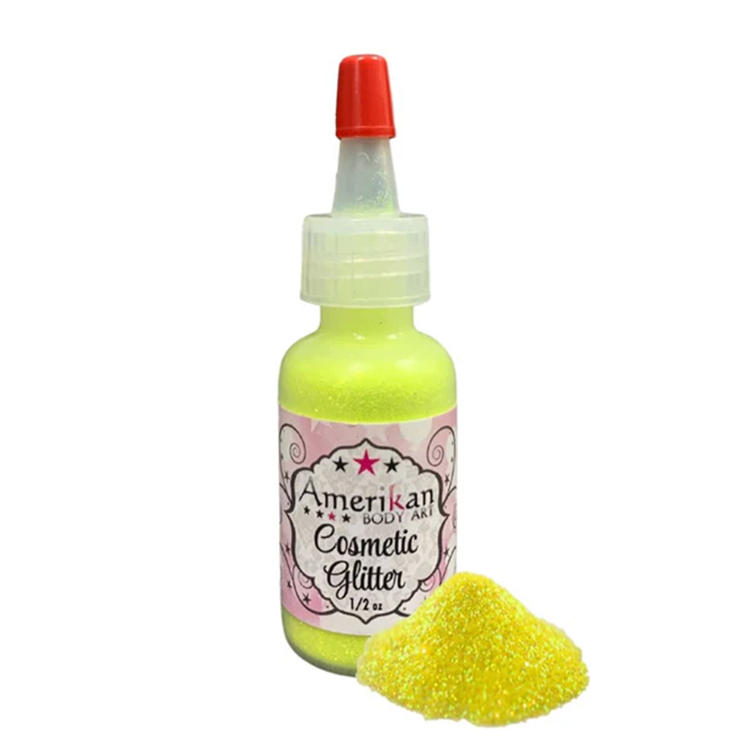 Sheer Body Glitter - Holographic Lemon Zest (0.5 oz)