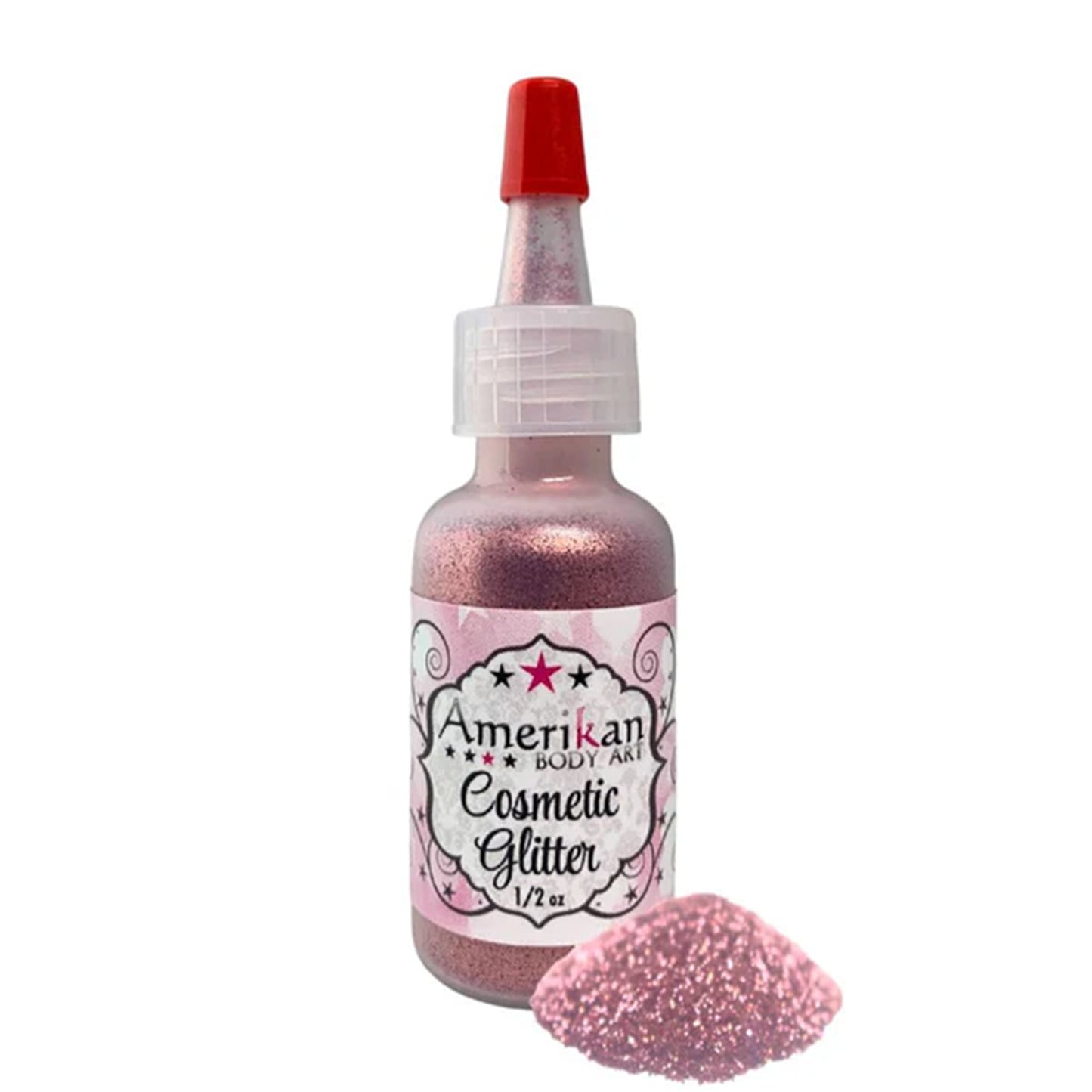 Amerikan Body Art Opaque Glitter - Rose (0.5 oz)