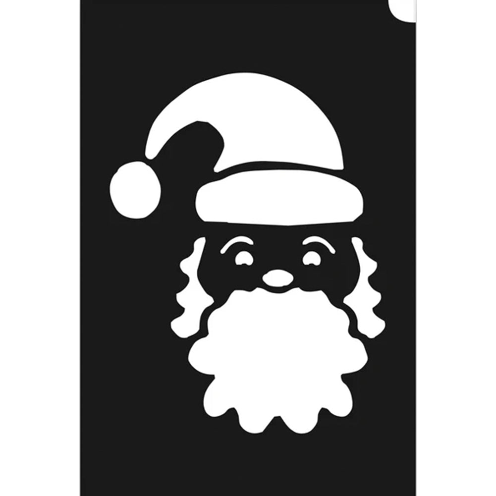 GBA Glimmer Tattoo Stencil - Santa Face (5/pk)