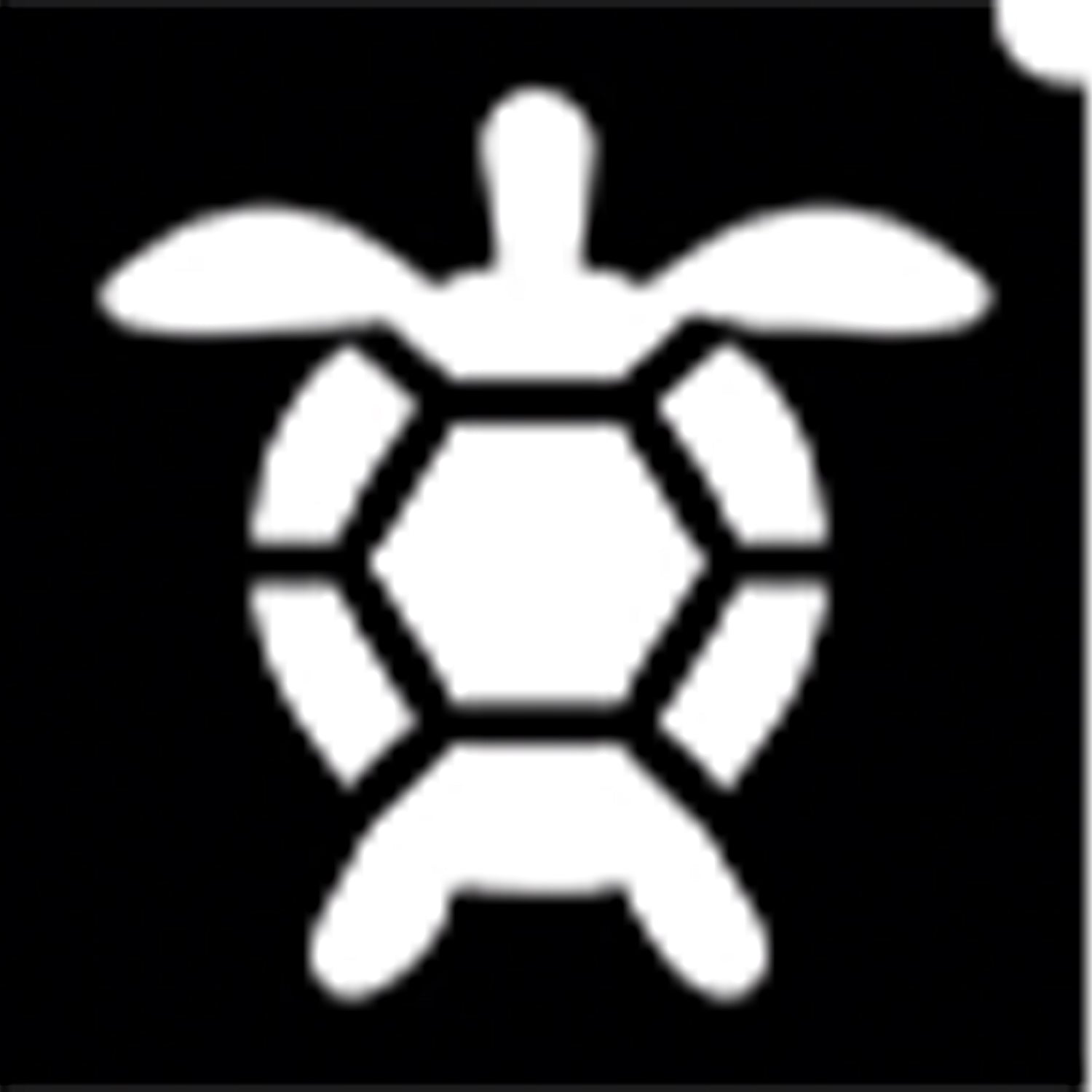 GBA Glimmer Tattoo Stencil - Turtle Bling (5/pk)