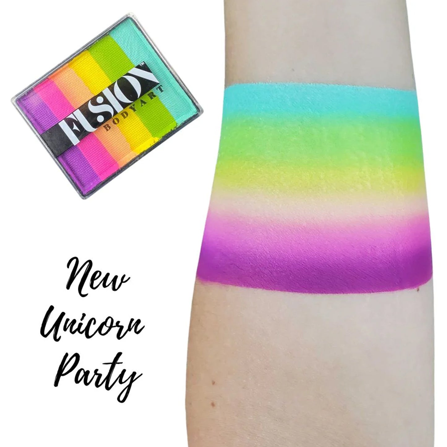 Fusion Body Art Rainbow Split Cake - Unicorn Party (50 gm)