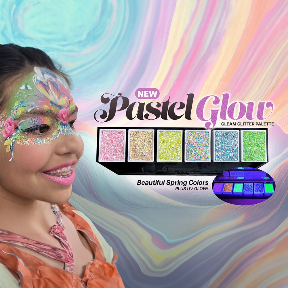 Vivid Glitter Gleam Palette - Pastel Glow