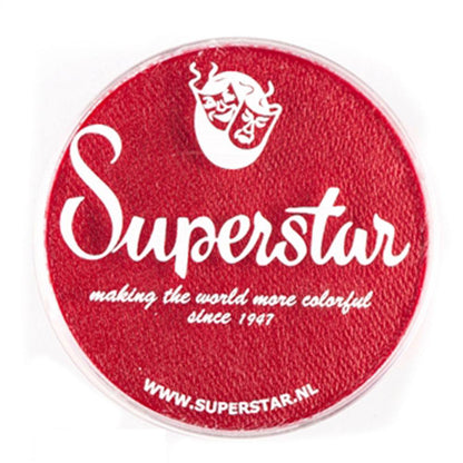 Superstar Aqua Face & Body Paint - Carmine Red 128 (45 gm)