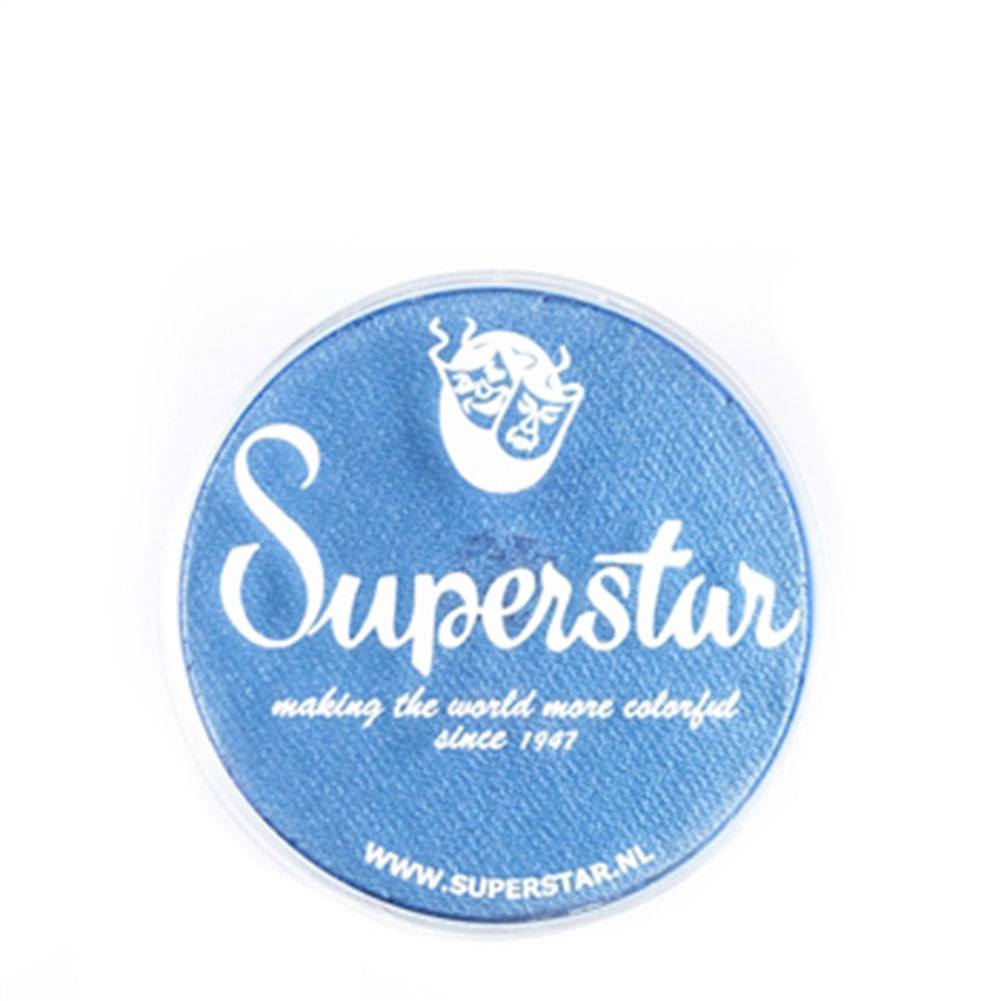 Superstar Aqua Face & Body Paint - Mystic Blue Shimmer 137 (16 gm)