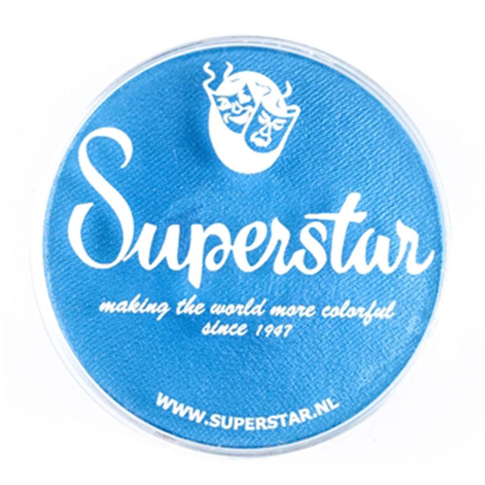 Superstar Aqua Face & Body Paint - London Sky Blue Shimmer 213 (45 gm)