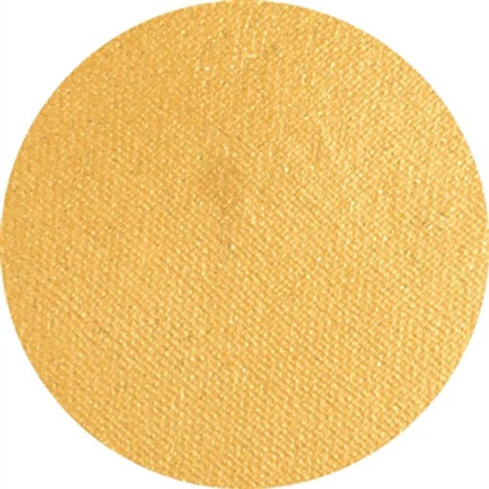 Superstar Aqua Face & Body Paint - Gold Shimmer w Glitter 066 (16 gm)