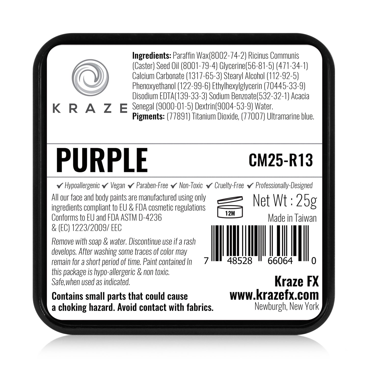 Kraze FX Face & Body Paint - Purple (25 gm)