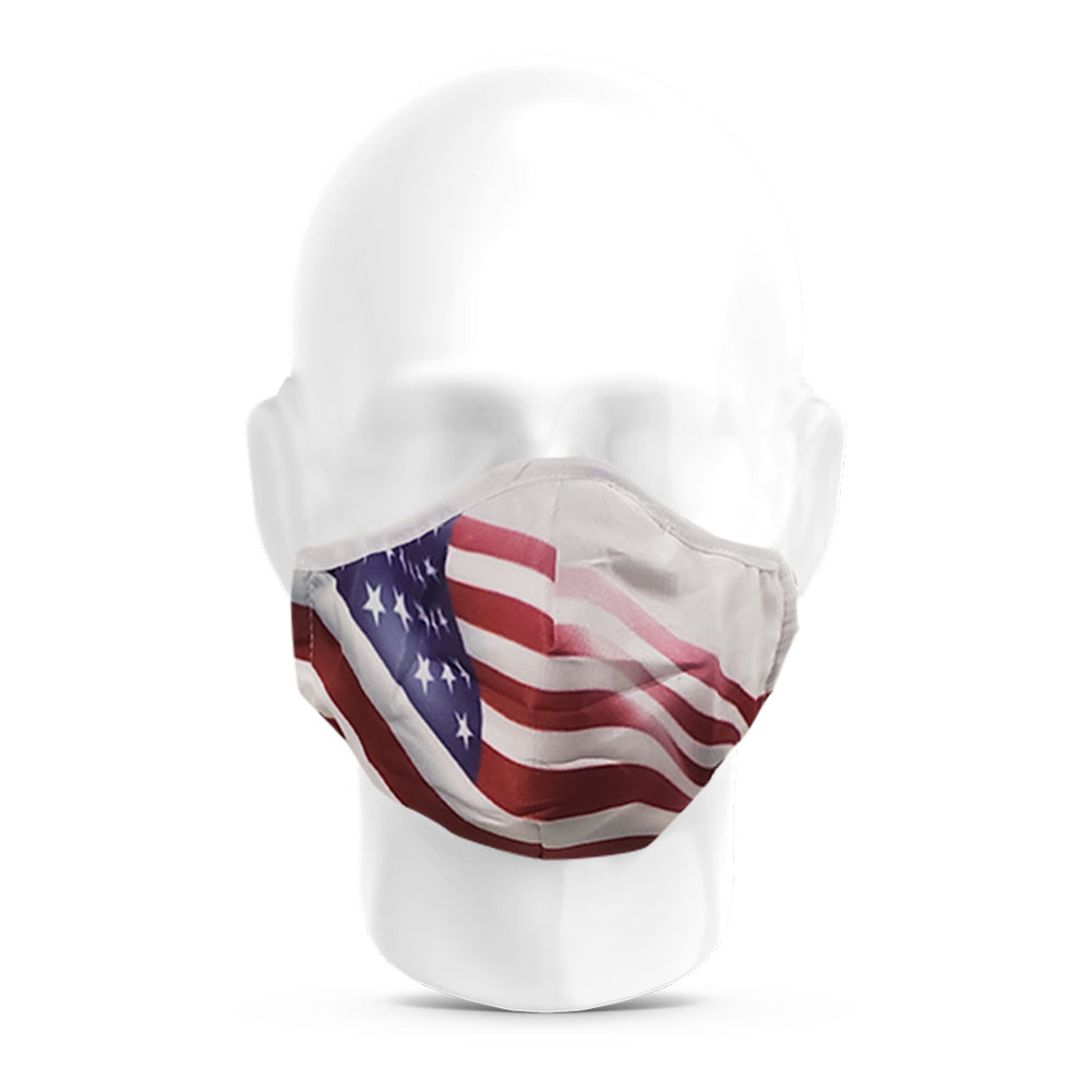 with Filter Face Mask Yin Yang Flag Combination of America and