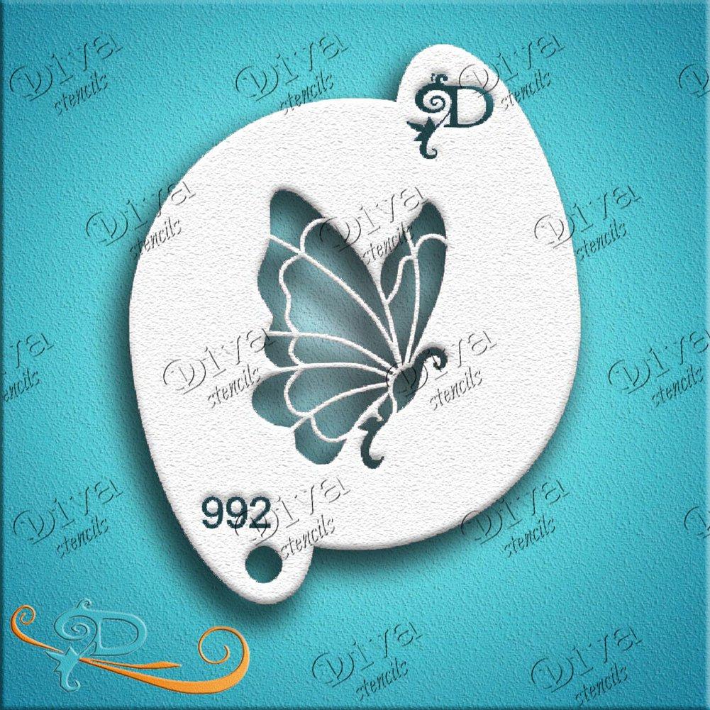 Diva Stencil - Diva Butterfly