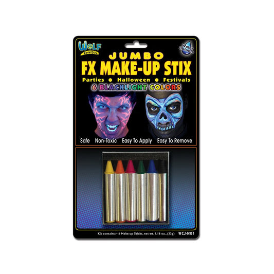 Kids Neon Clown Makeup Kit 