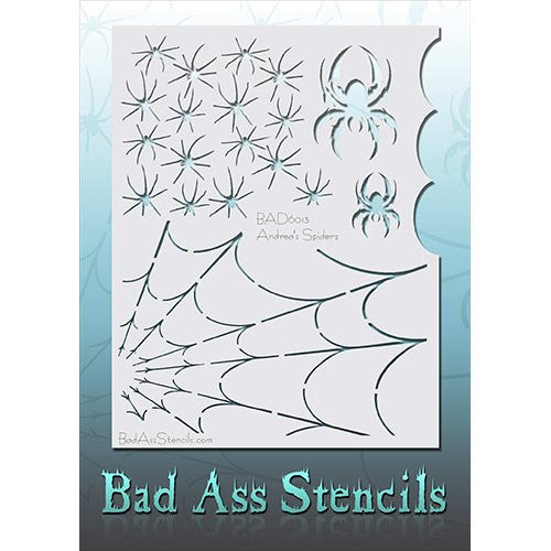 Bad Ass Full Size Stencils Spiderz Bad6013 5646