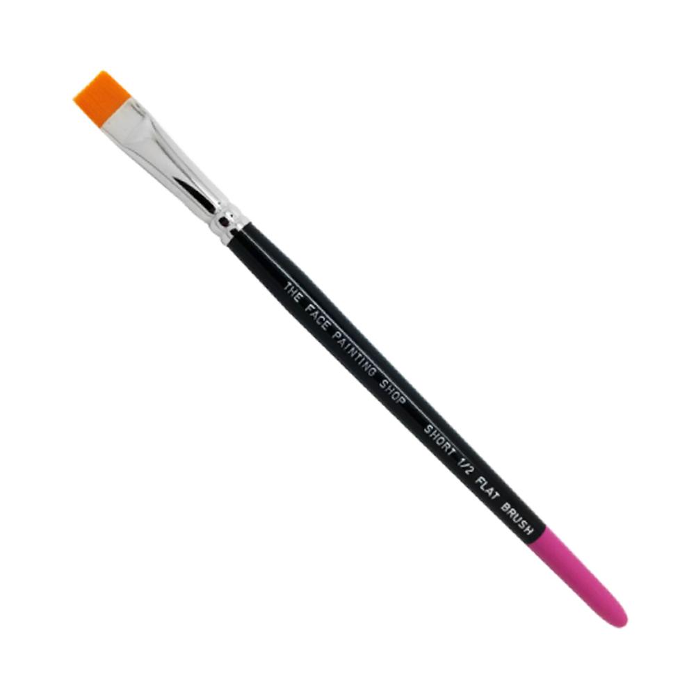 The Face Painting Shop Short Flat Brush (1/2")