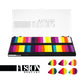 Fusion Body Art & FX Spectrum Palette - Leanne's Vivid Rainbow Petal Palette (Non Neon) - 6 Cakes/25 gm