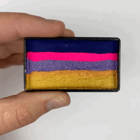 TAG Face Paint - Split Cake - Neon Rainbow - 50 grams