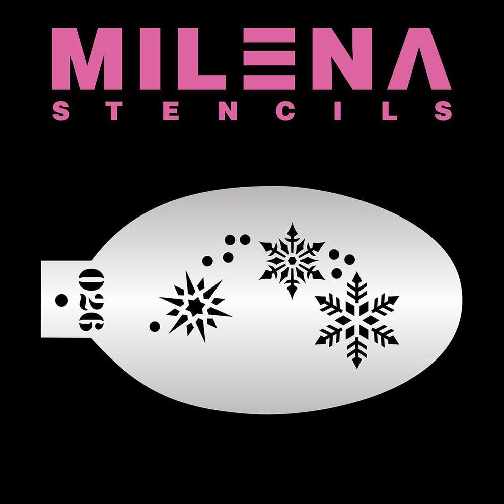 Milena Stencils - Snowflakes 026