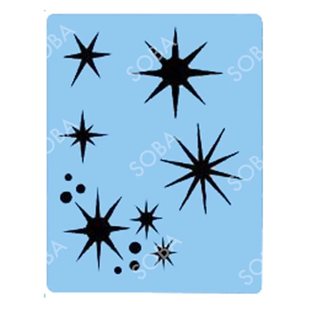 SOBA Quick EZ Stencil - Star Burst