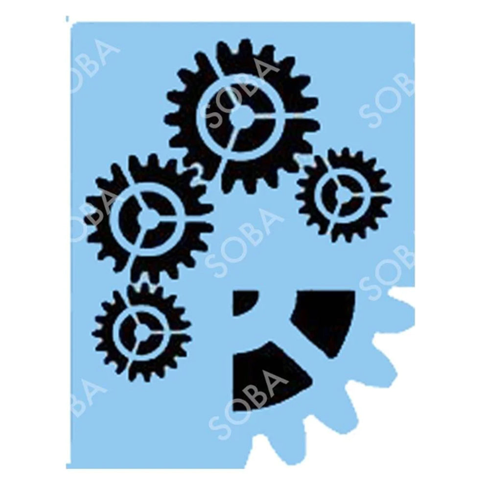 SOBA Quick EZ Stencil - Gears