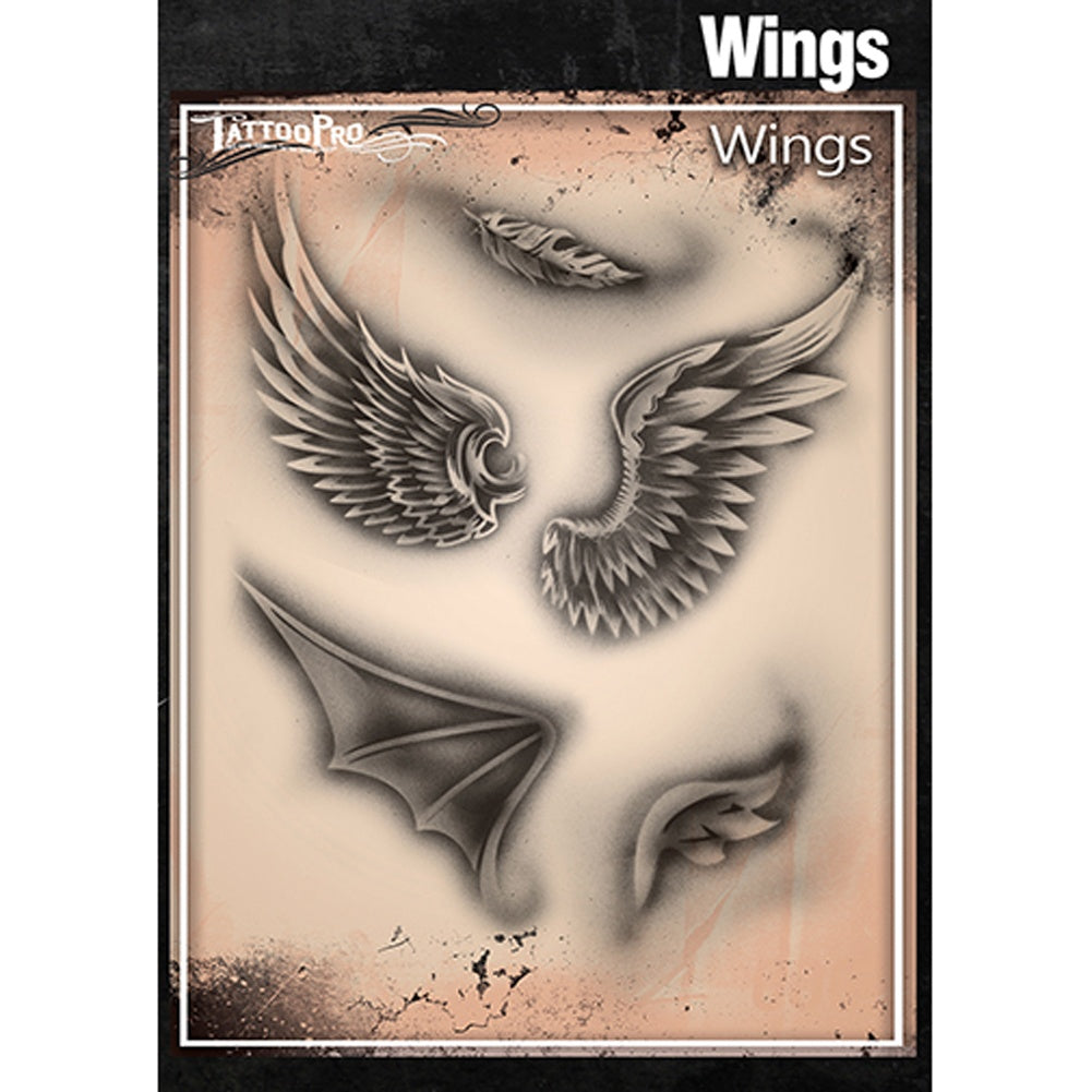 Tattoo Pro Stencils Series 2 - Wings