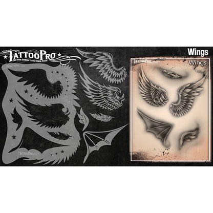 Tattoo Pro Stencils Series 2 - Wings