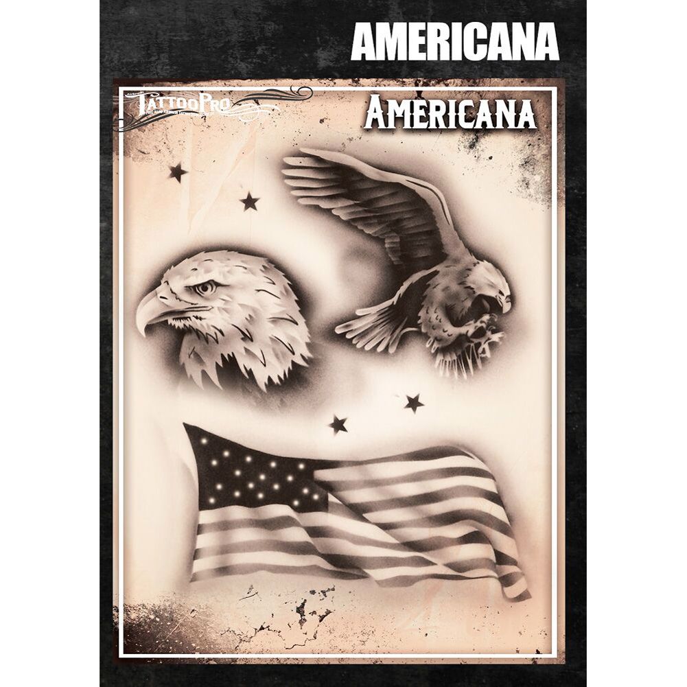 Tattoo Pro Stencils Series 4 - Americana