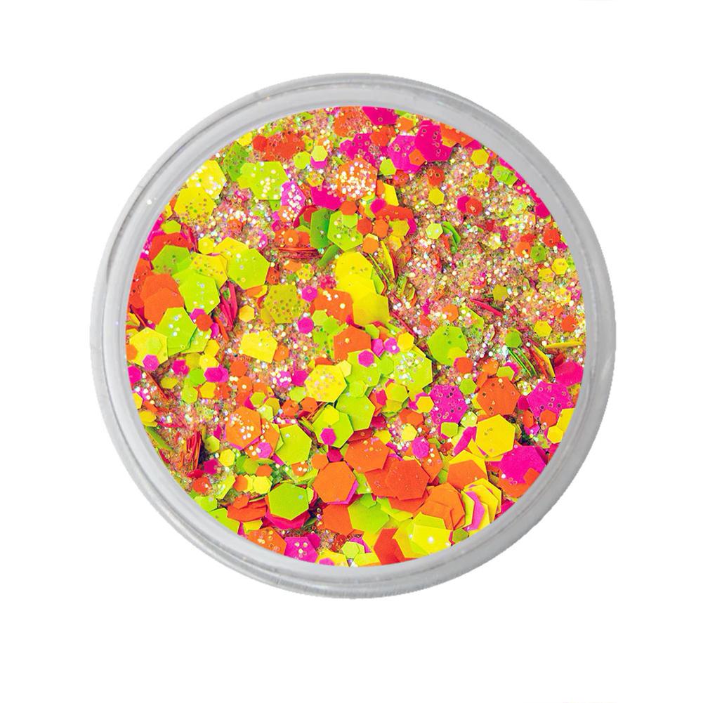 VIVID Glitter Loose Chunky Glitter Mix -  Lava Pool