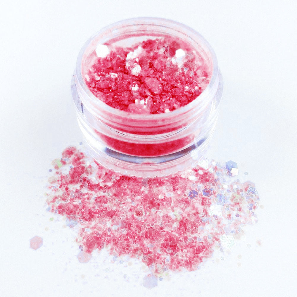 VIVID Glitter Loose Chunky Glitter  - Watermelon (10 gm)