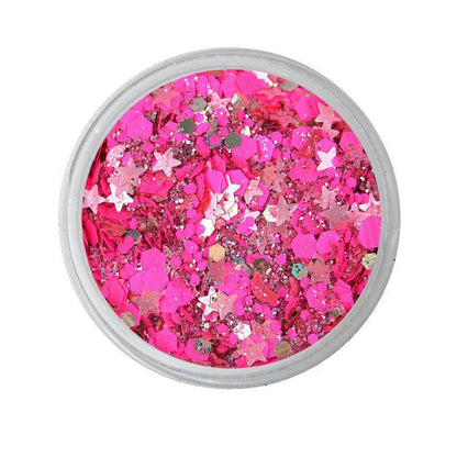 VIVID Glitter Loose Chunky Glitter  - Watermelon (10 gm)