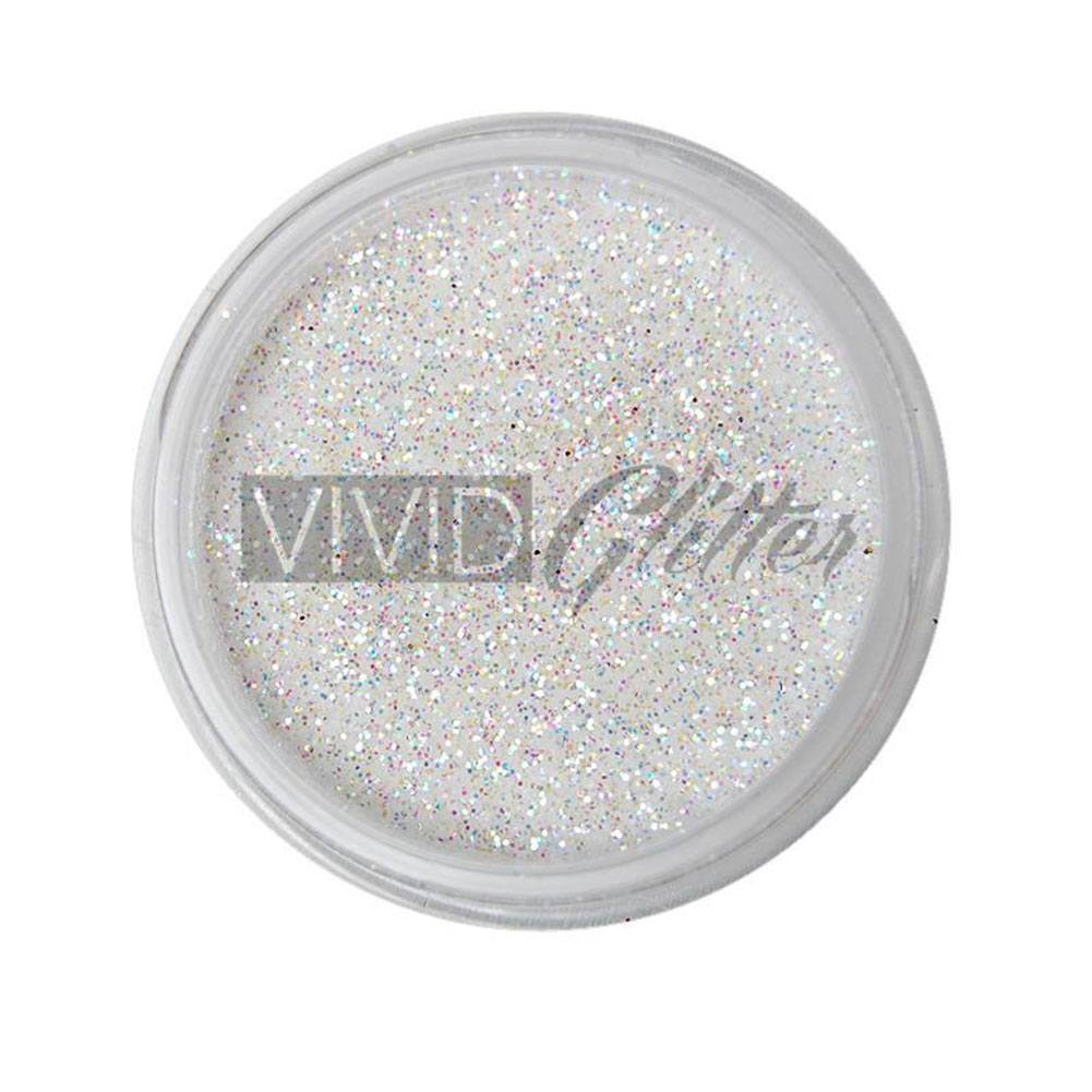 VIVID Glitter Stackable Loose Glitter - White Hologram (10 gm)